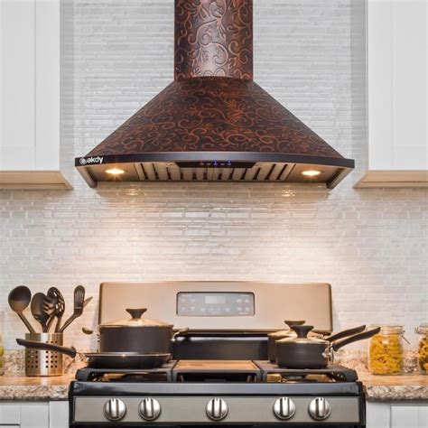 Kit allows air to be cleaned then recirculated back into the kitchen. . Range hood lowes